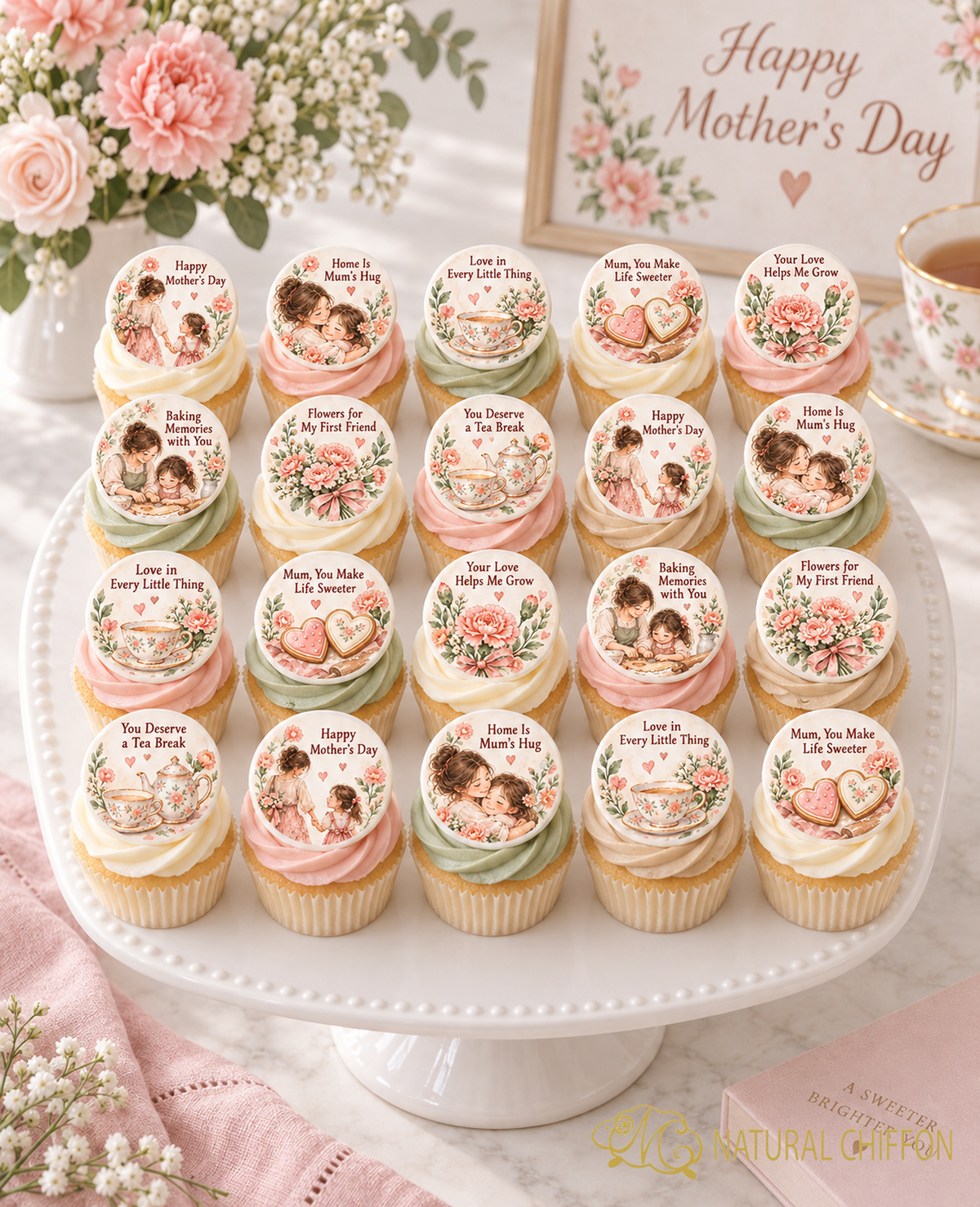 Mother's Day Collection｜Mini Cupcake 八款設計