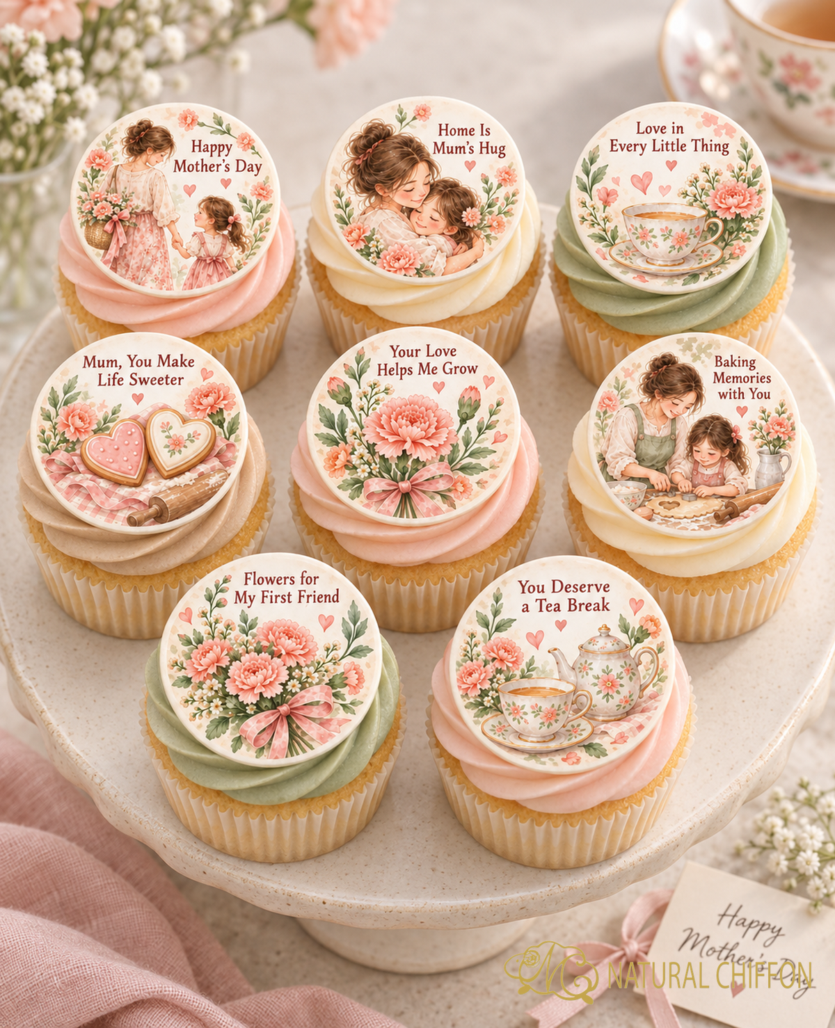 Mother's Day Collection｜Standard Cupcake 八款設計