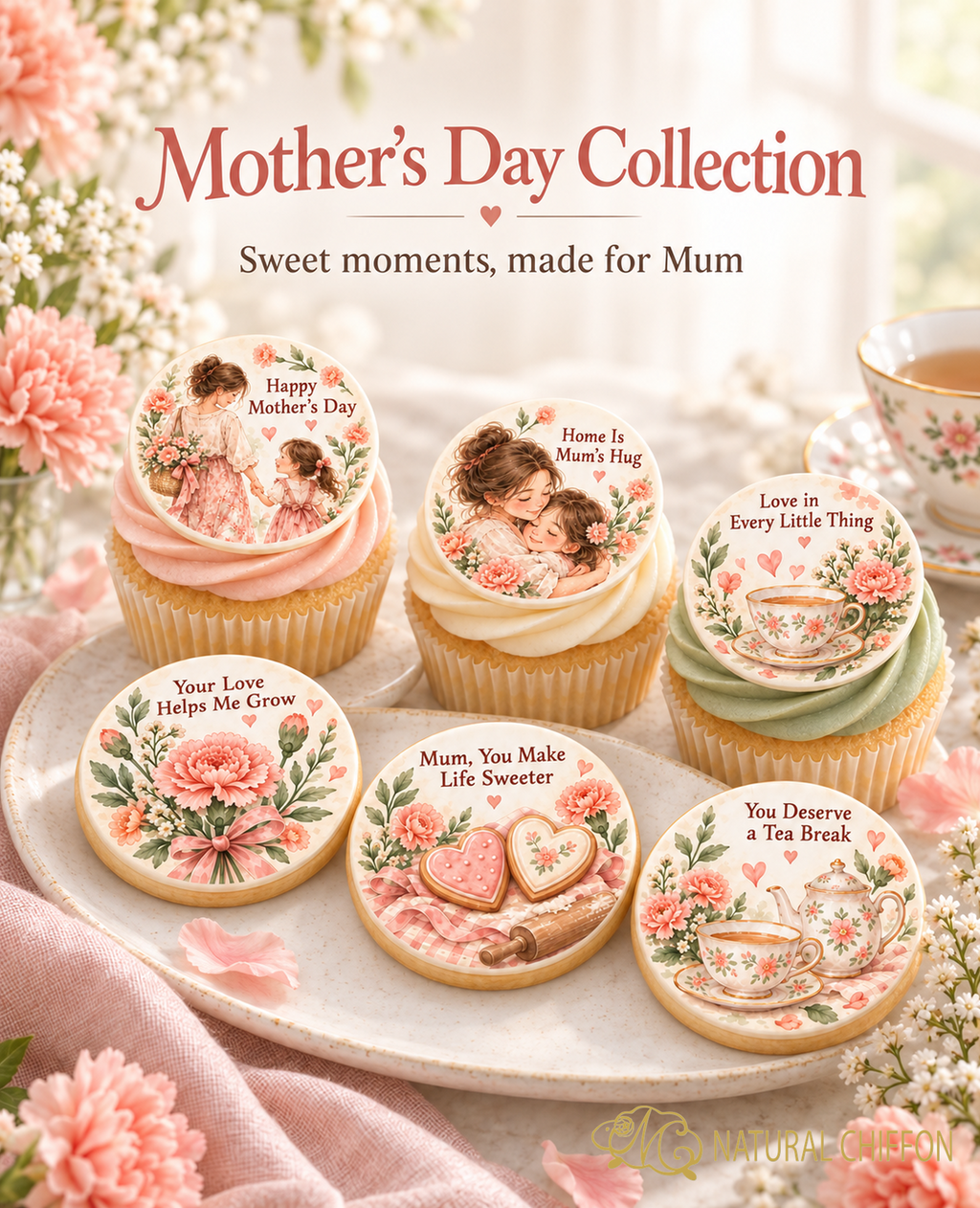 Mother's Day Collection｜甜點主題封面