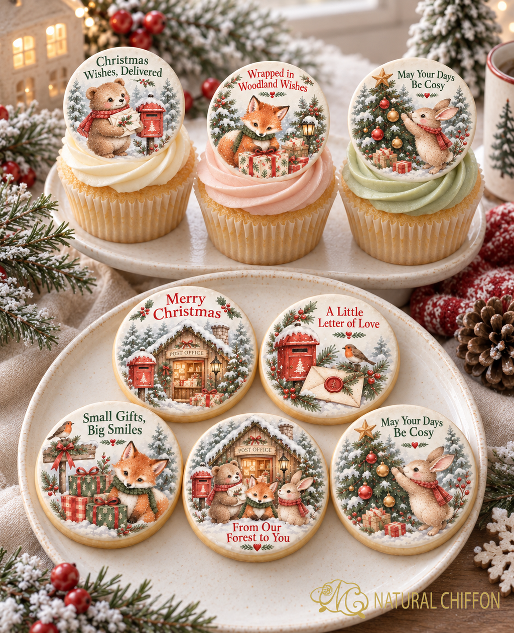 Forest Christmas Post Office｜曲奇與 Cupcake 甜點合集