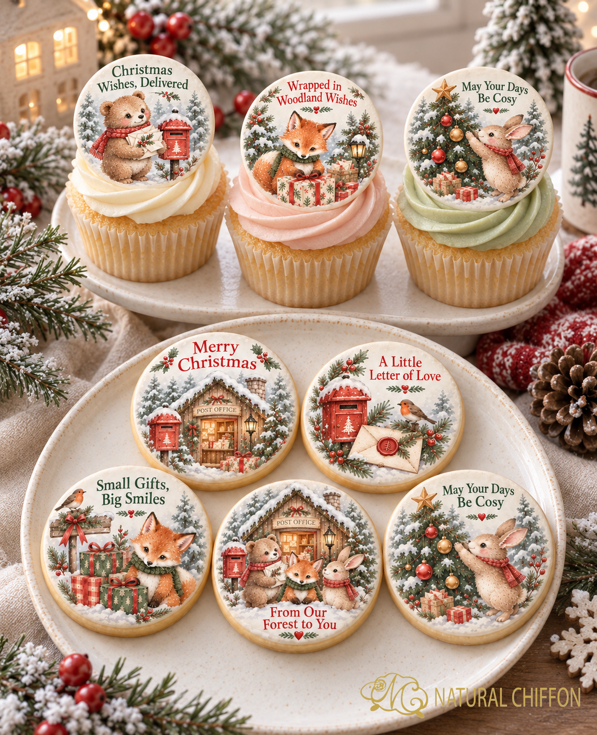 Forest Christmas Post Office｜曲奇與 Cupcake 甜點合集
