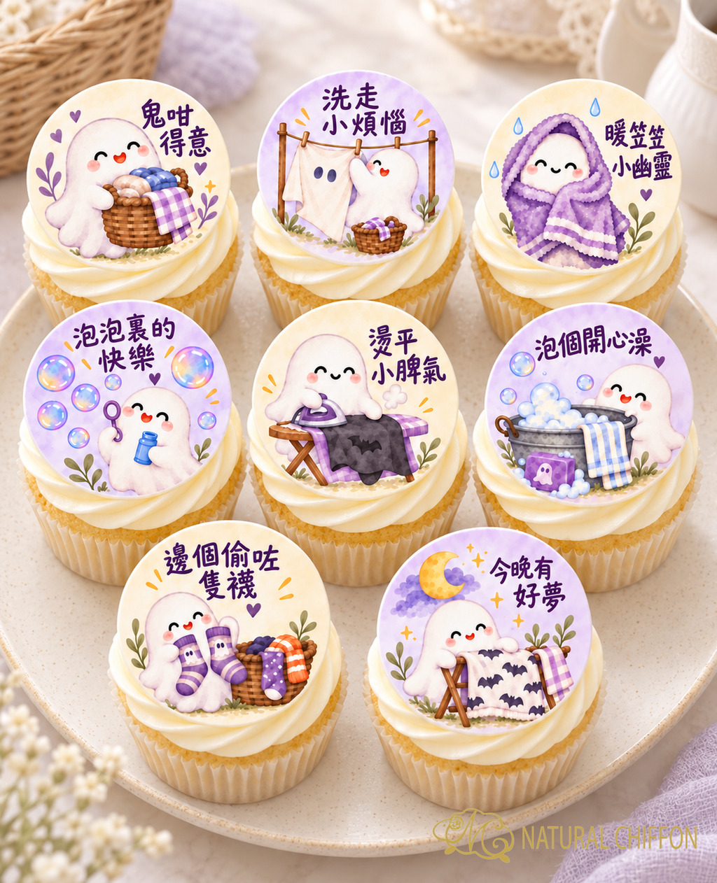 小幽靈洗衣日 Standard Cupcake
