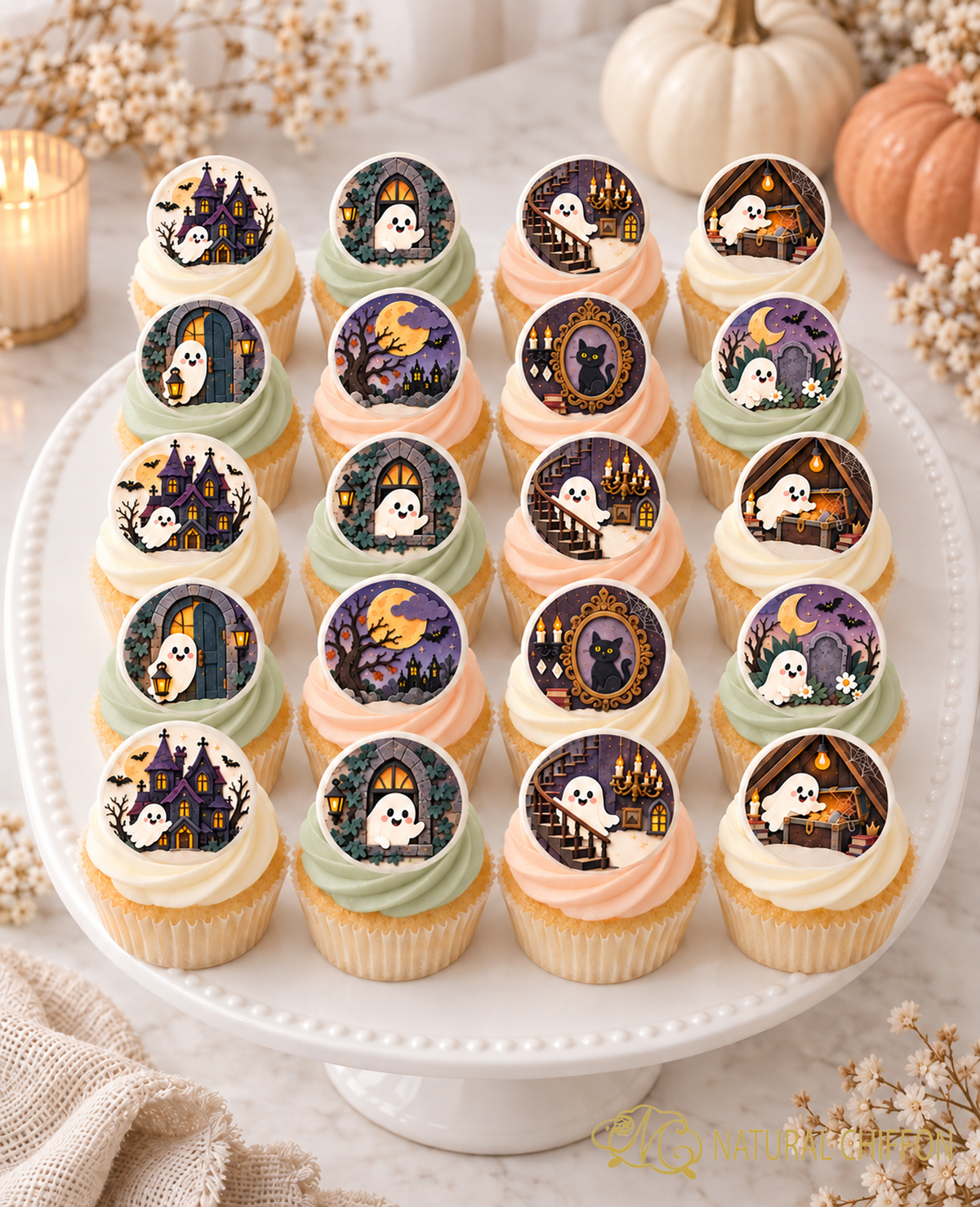 立體紙雕鬼屋 Mini Cupcake
