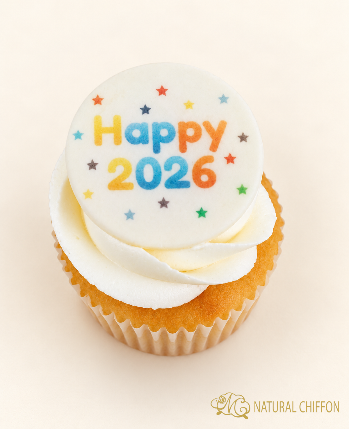 Happy 2026 Cupcake