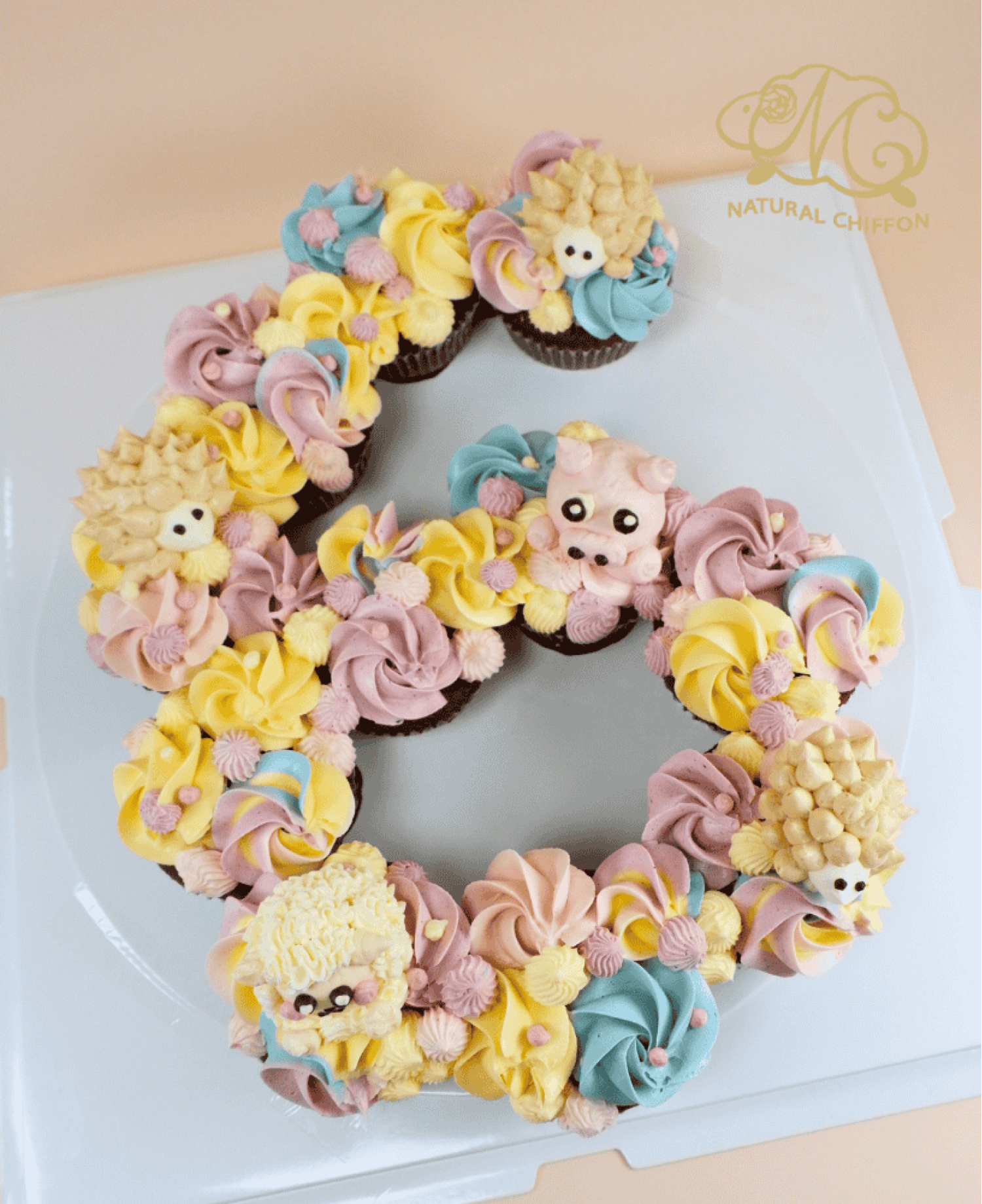 數字CupcakesCake