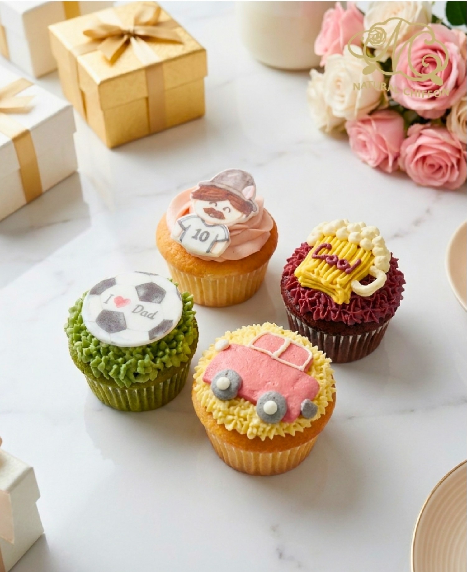 2026父親節Cupcake禮盒（4件裝）