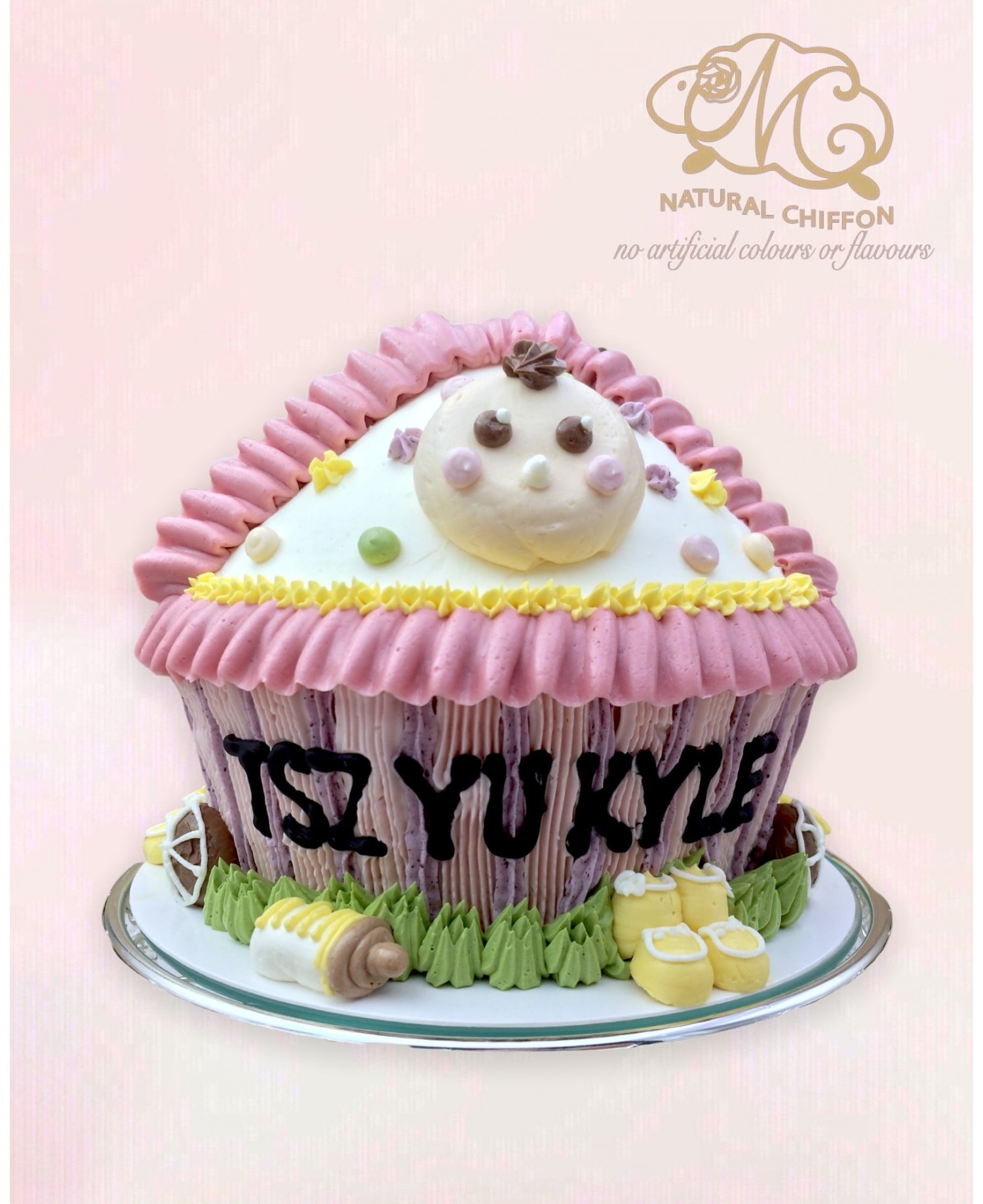 C110  大Cupcake 蛋糕 約4.5吋 (約3磅)