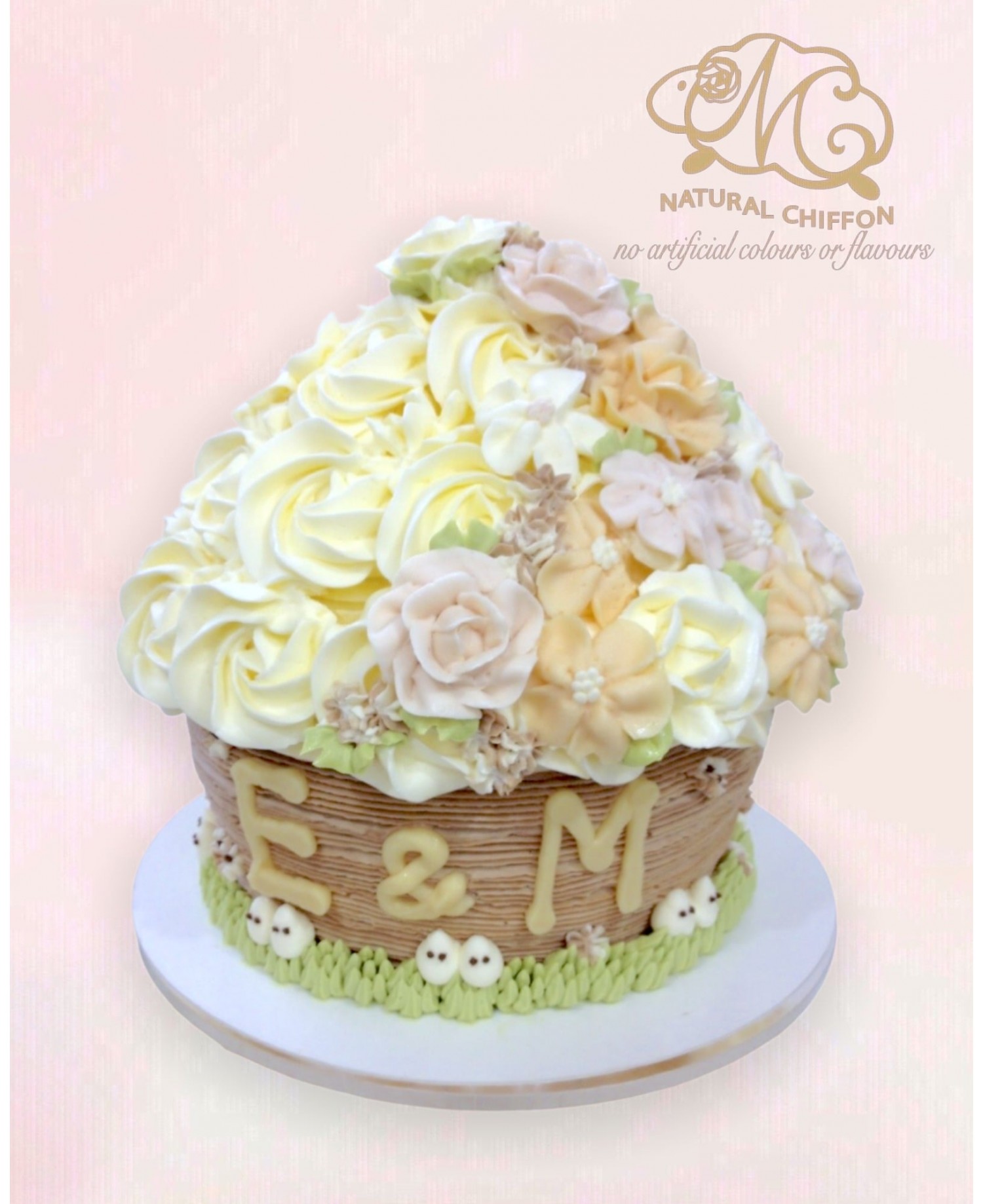 C101  大Cupcake 蛋糕 約4.5吋 (約3磅)