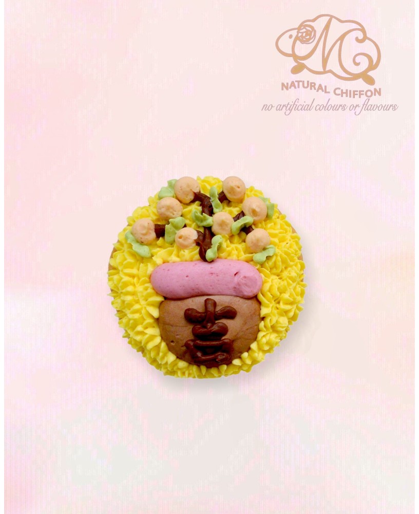 CF118 桔  Cupcake